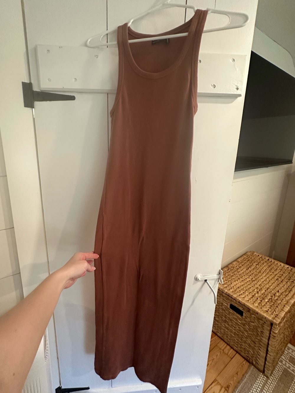 ASOS Brown Tank Maxi Dress